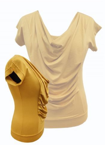Draped t-shirt Zora Female dress