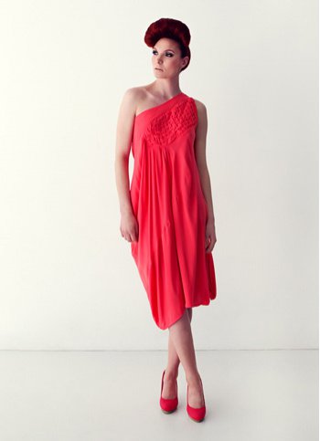 Letní asymetrické šaty VEGA Dámské oděvy