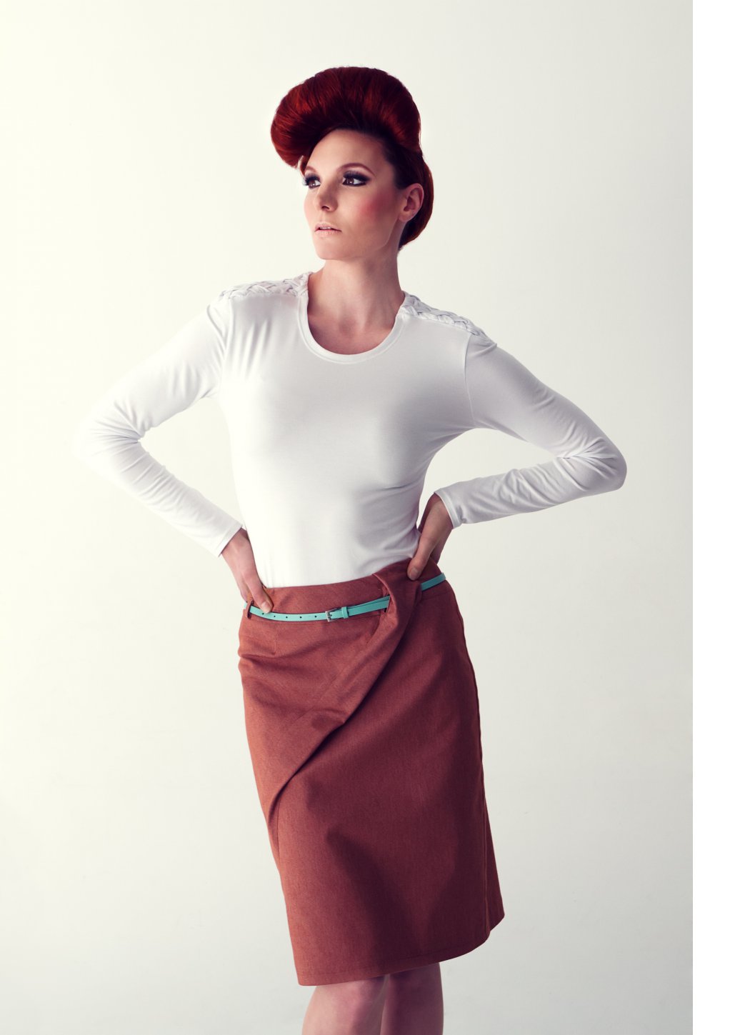 T-shirt with long sleeves GIEDINNE Female dress
