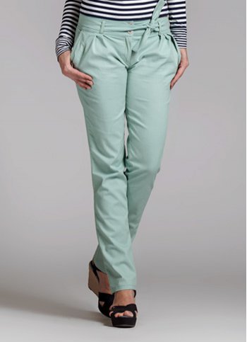 Casual pants Lichen in mentol Female dress