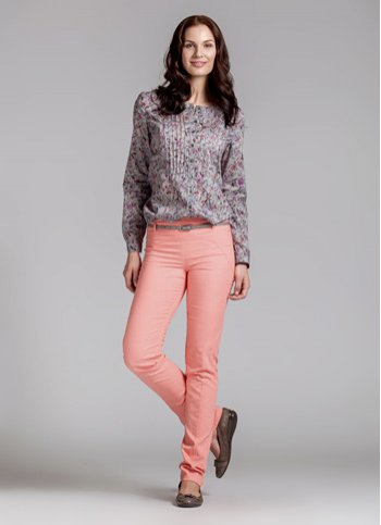 Slim pants ANTARES coral Female dress