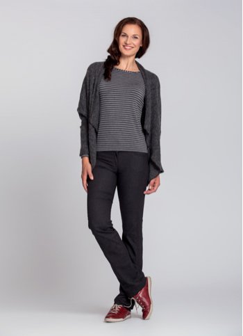 T-shirt Grey lines Female dress