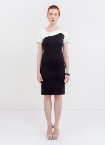 Simple asymetric dress Female dress