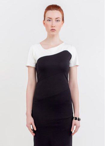 Simple asymetric dress Female dress