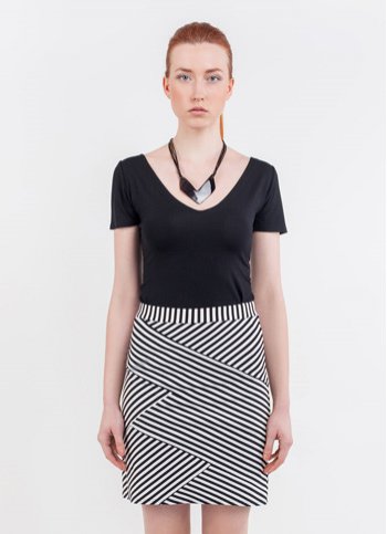 Striped skirt Cik-cak Female dress