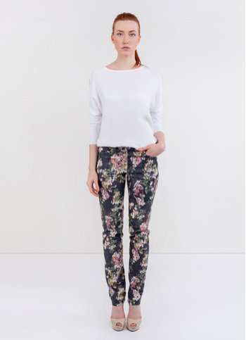 Flowered jeans Danna Female dress