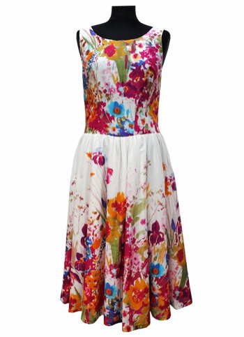 Floral summer dress Iris Female dress