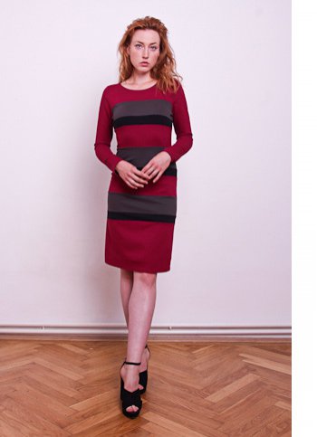 Striped jersey dress Laura Female dress