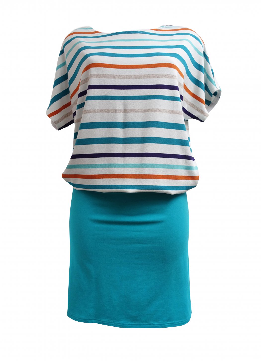 Knit summer dress Keroline Stripes Female dress