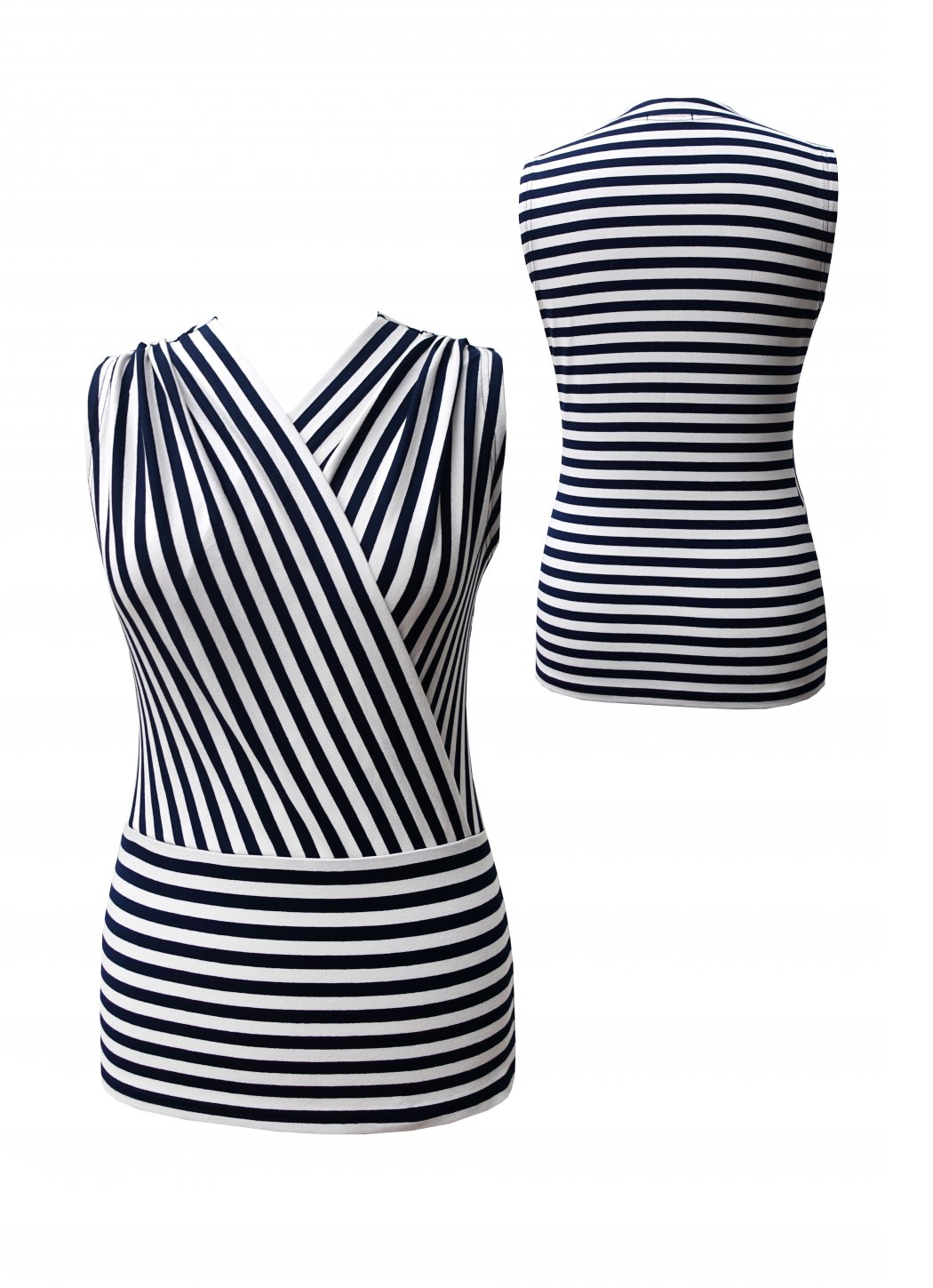 Striped ladies tops Ontarionette Female dress